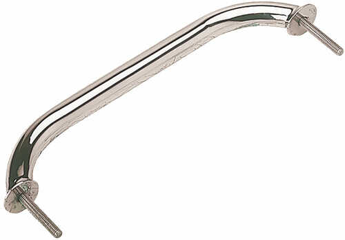 Stainless Steel Stud Mount Flanged Hand Rail w/Mounting - 24"
