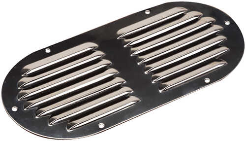 Sea-Dog Stainless Steel Louvered Vent - Oval - 9-1/8" x 4-5/8"