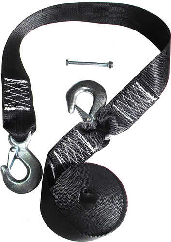 Rod Saver Winch Strap Replacement w/Safety - 16'