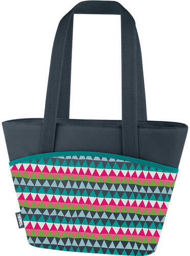 Thermos Raya 9 Can Lunch Tote - Colorful Triangles