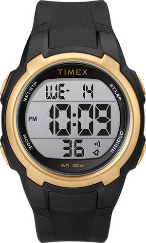 Timex Watch T100 Black/Gold - 150 Lap