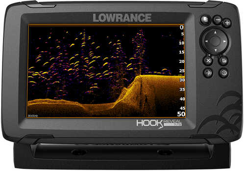 Lowrance Hook Reveal 7x Fishfinder With Tripleshot Transom Mount Transducer