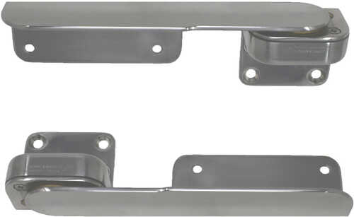 TACO Command Ratchet Hinges 9-3/8" Polished 316 Stainless Steel - Pair