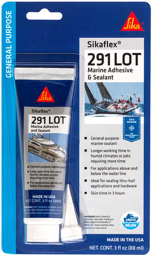 Sika Sikaflex&reg; 291 LOT Slow Cure - White - 3oz Tube