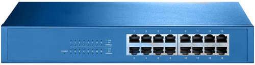 Aigean 16-port Network Switch - Desk Or Rack Mountable - 100-240vac - 50/60hz
