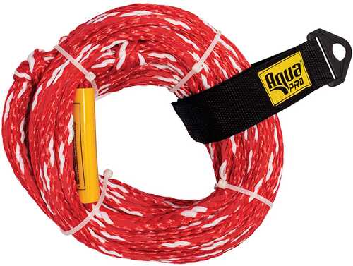 Aqua Leisure 2-person Tow Rope - 2375lbs Tensile Non-floating Red