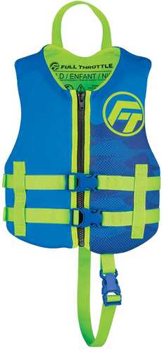Full Throttle Child Rapid-Dry Life Jacket -Blue