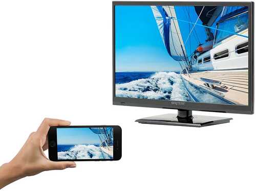 Majestic 22&rdquo; LED TV 12V FHD Global Tuners, DVD, USB, MMMI, Low Power Current