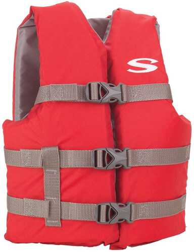 Stearns Youth Classic Vest Life Jacket - 50-90lbs - Red/grey