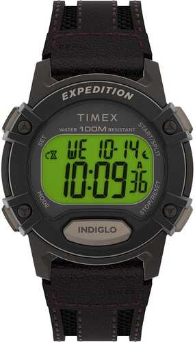 Timex Expedition Cat 5 - Brown Resin Case - Brown/black Band