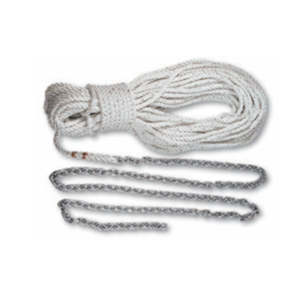Lewmar Anchor Rode 215' - 15' Of 1/4" Chain &amp 200' Of 1/2" Rope W/shackle