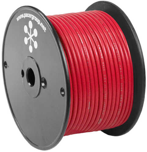 Pacer Red 18 Awg Primary Wire - 100'
