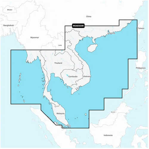 Garmin Navionics+ Nsae020r - South China &amp; Andaman Seas - Marine Chart