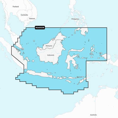 Garmin Navionics+ Nsae023r - Java &amp; Borneo - Marine Chart
