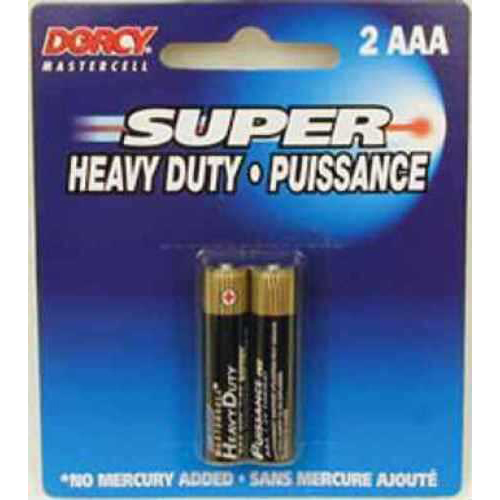 Dorcy Mastercell Batteries AAA Heavy-Duty 2/Pack