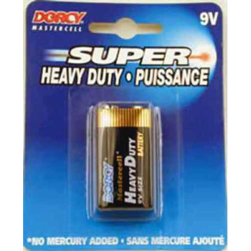 Dorcy Mastercell Batteries 9-Volt Heavy-Duty 1/Pack