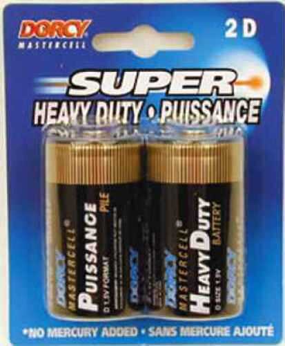 Dorcy MasterCell Batteries D-Cell Heavy-Duty 2/Pack
