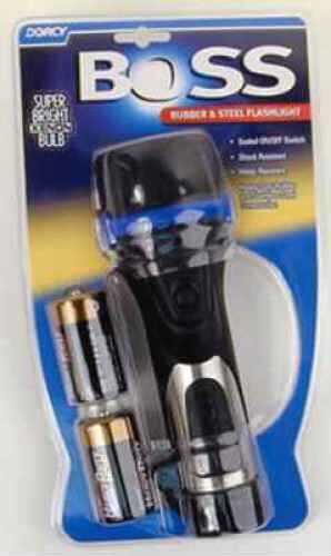 Dorcy Flashlight Boss Rubber 2D W/HD Batteries