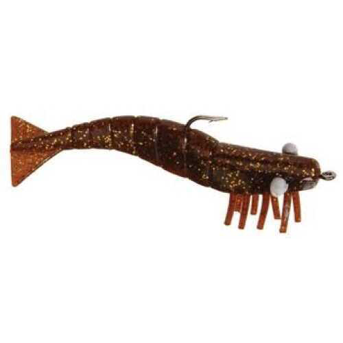 Doa Shrimp Spare Parts 9Pk 3In Rootbeer Gold Glitter Md#: FSH-3-9P-304