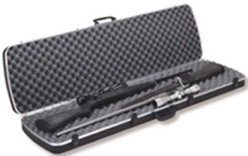 Doskosport DLX Double Scoped Rifle/Shotgun Case 52.13" X 14.5" X 4.5" outer Durable, Full Length Piano Hinge - Key locka