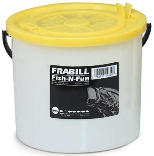 Frabill Fish-N-Fun Bait Bucket 4-1/2Qt W/Removable Lid Md#: 4600