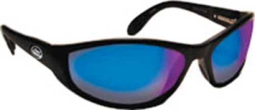 Flying Fisherman Sunglasses Polaroid-Viper Black/Smoke Blue Mirror Md#: 7715Bs