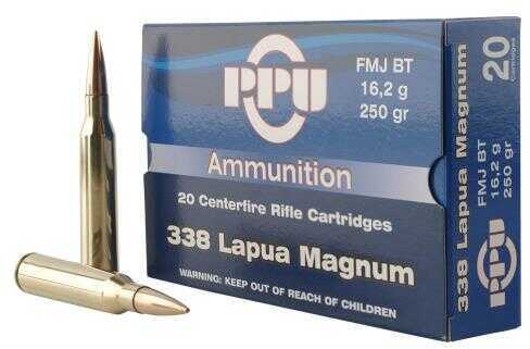 338 Lapua Mag 250 Grain Full Metal Jacket 10 Rounds Prvi Partizan Ammunition Magnum