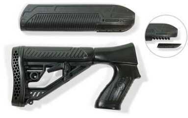 Adaptive Tactical Ex Performance Stock Kit Fits Remington 870 12 Gauge Forend And M4 Style Black Finish AT-0200