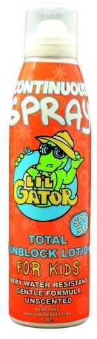 AloeGator Lil Gator Continuous Spray Spf50 6Oz