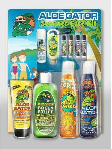 Aloe Gator Family Summer Care Kit