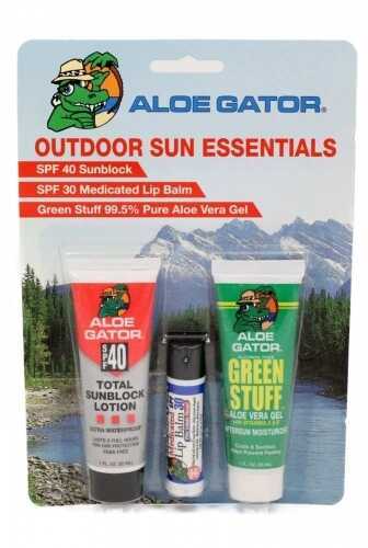 AloeGator Gator Outdoor Combo Pack Gel/Balm/Aloe
