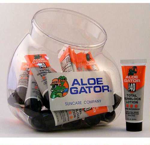 AloeGator Gator 40 Spf LTN Fishbowl 1Oz 24Pc Counter Dislay