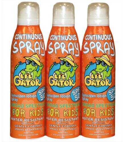 Aloe Gator 3 Pack Of Lil CONTIN Spray 6 Oz.
