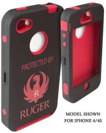 Allen Company Cell Phone Case Ruger Galaxy S4 Black/Red