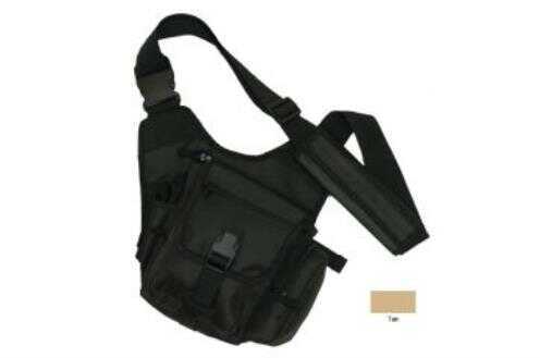 Bob Allen Tactical Shoulder Bag 12.5"X10"X3.5" Tan Md: 200T