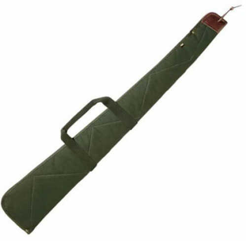 Hunter Shotgun Case 48" - Green Constructed Of Rugged Cotton Exterior With a Batting And Quilted Lining Heavy