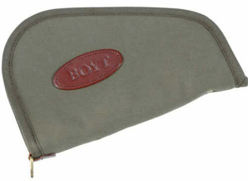 Signature Series Heart-Shaped Handgun Case Olive Drab - 7.5" X 4.5" Strong Durable Heavy-Duty 22 Oz. Canvas With