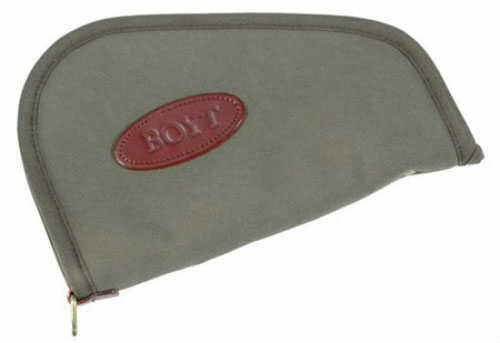 Signature Series Heart-Shaped Handgun Case Olive Drab - 11.5" X 6.5" Strong Durable Heavy-Duty 22 Oz. Canvas With