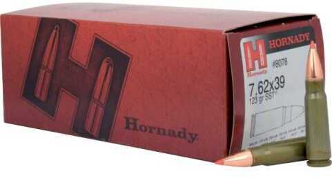 7.62X39mm 123 Grain Ballistic Tip 50 Rounds Hornady Ammunition
