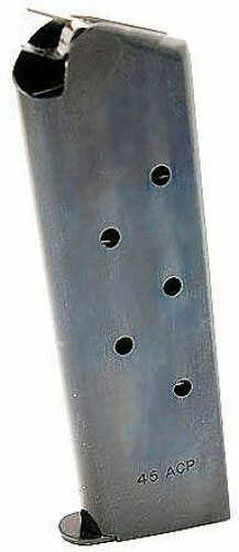 Kimber Factory Magazine 1911 Compact - .45 ACP 7 Round Blue Single-Stack Pre-Drilled For Base Pad insta
