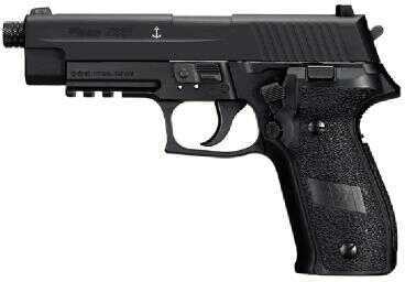 Sig Sauer Single/Double CO2 .177 Pellet Air Pistol, Rifled Steel Barrel 16-Round Rotary Magazine Capacity, Black Md:226F