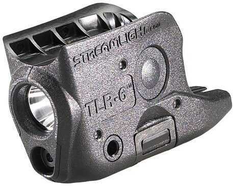 Streamlight TLR-6 Tac Light with Laser For Glock 42/43 Black C4 LED 100 Lumens Red 2x CR1/3 N Lithium Batteriesies