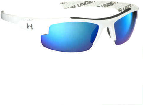 Under Armour UA Nitro L Sunglasses Shiny White With Print Md: 86000486000