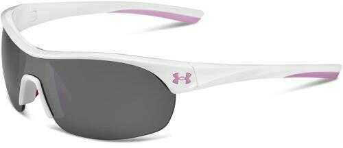 Under Armour Marbella Shiny White/ Pink Frame Gray Multiflection Lens