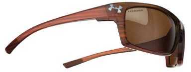 Under Armour Keepz Storm Polarized Sunglasses (Brown Wood) Md: 8630062191928