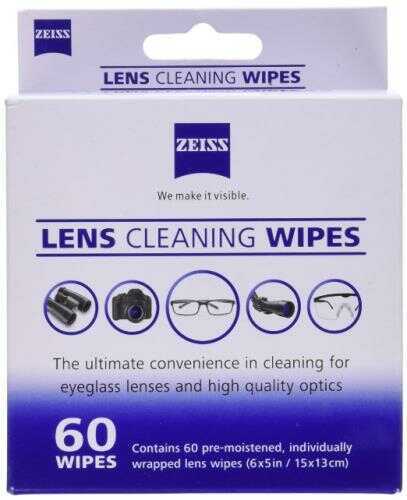 Zeiss Lens Wipes, 60 Count