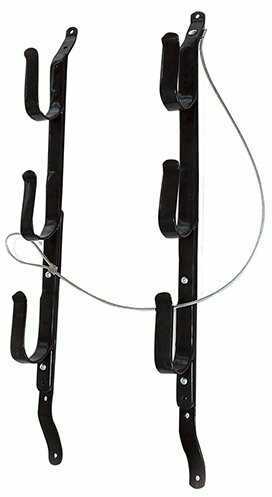 Allen Three Gun Locking Rack With Steel Construction Black Finish Adjusts To Fit Over Windows From 18" 26" 1852