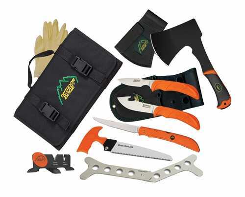 Outdoor Edge Of1 Outfitter Cleaning Kit 8 Piece Individual Sheaths Rollpack