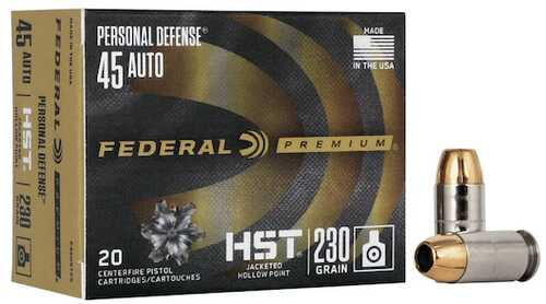 FED PRM 45AUTO 230GR HST JHP PD 20B