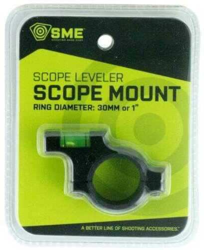 GSM Outdoor/SME Bubble Level Anti-Cant Scope Leveling Device 30mm/1" Tube Compatible Matte Black Finish